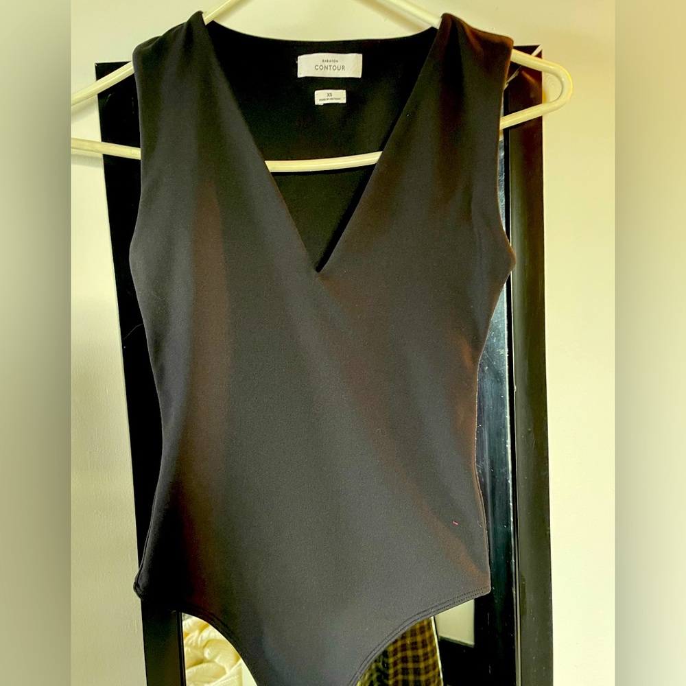 Babaton Contour sleeveless thong bodysuit